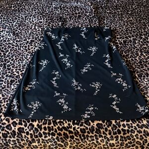 Floral Black Dress Size Large